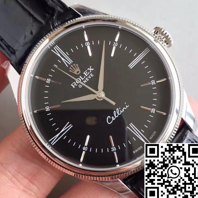 Dial MKS 50509 Factory Cellini Rolex V4 Black 0428